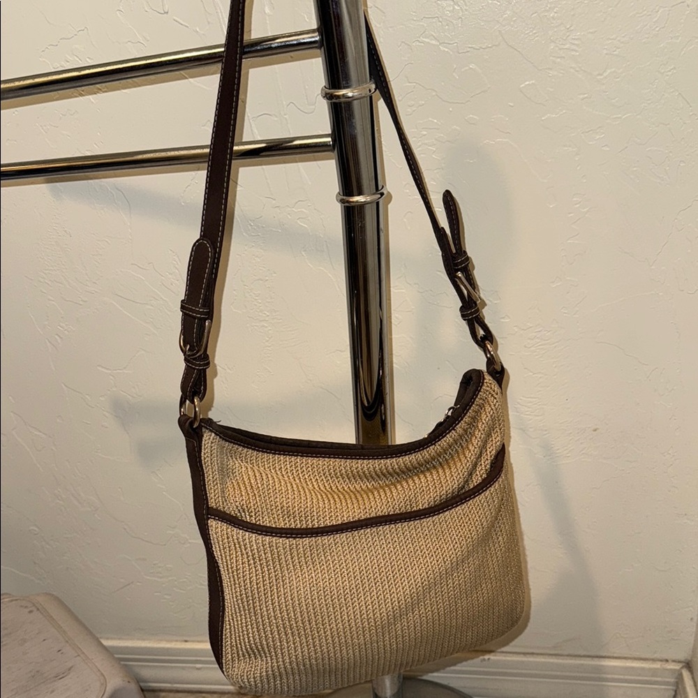 Elegant The Sak Tan and Brown Shoulder Bag